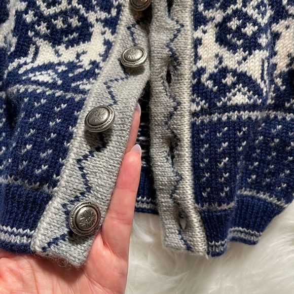 Norlender Knitwear Norwegian 100% Wool Baby Cardigan - Picture 12 of 14